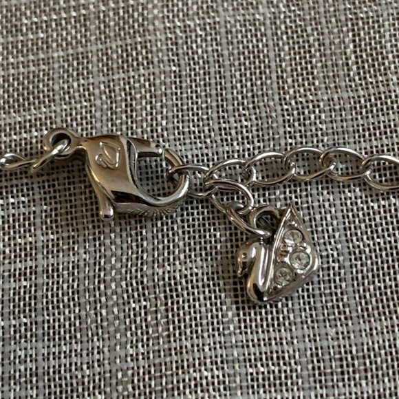 Women's Swarovski Knot Voile Bangle Bracelet - Picture 2 of 7